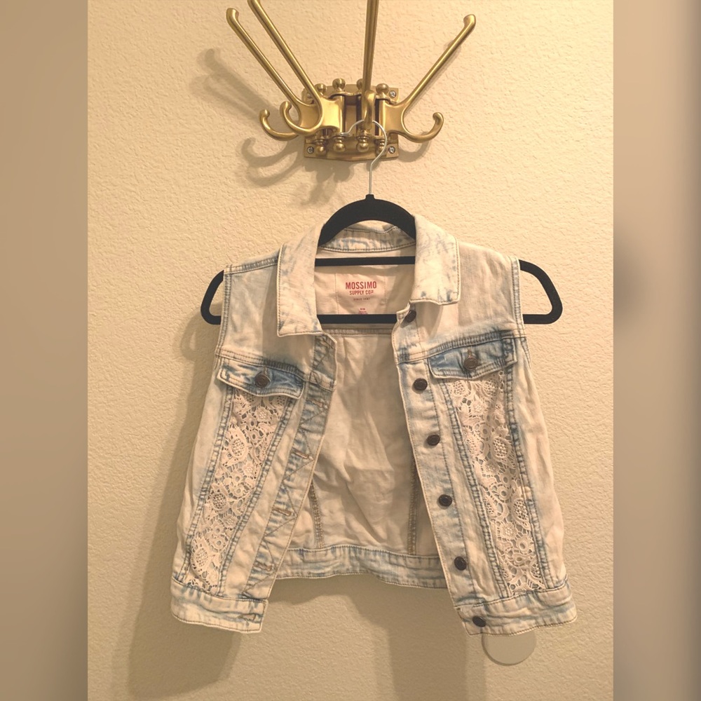 3 for $10 - Jean & Lace Vest